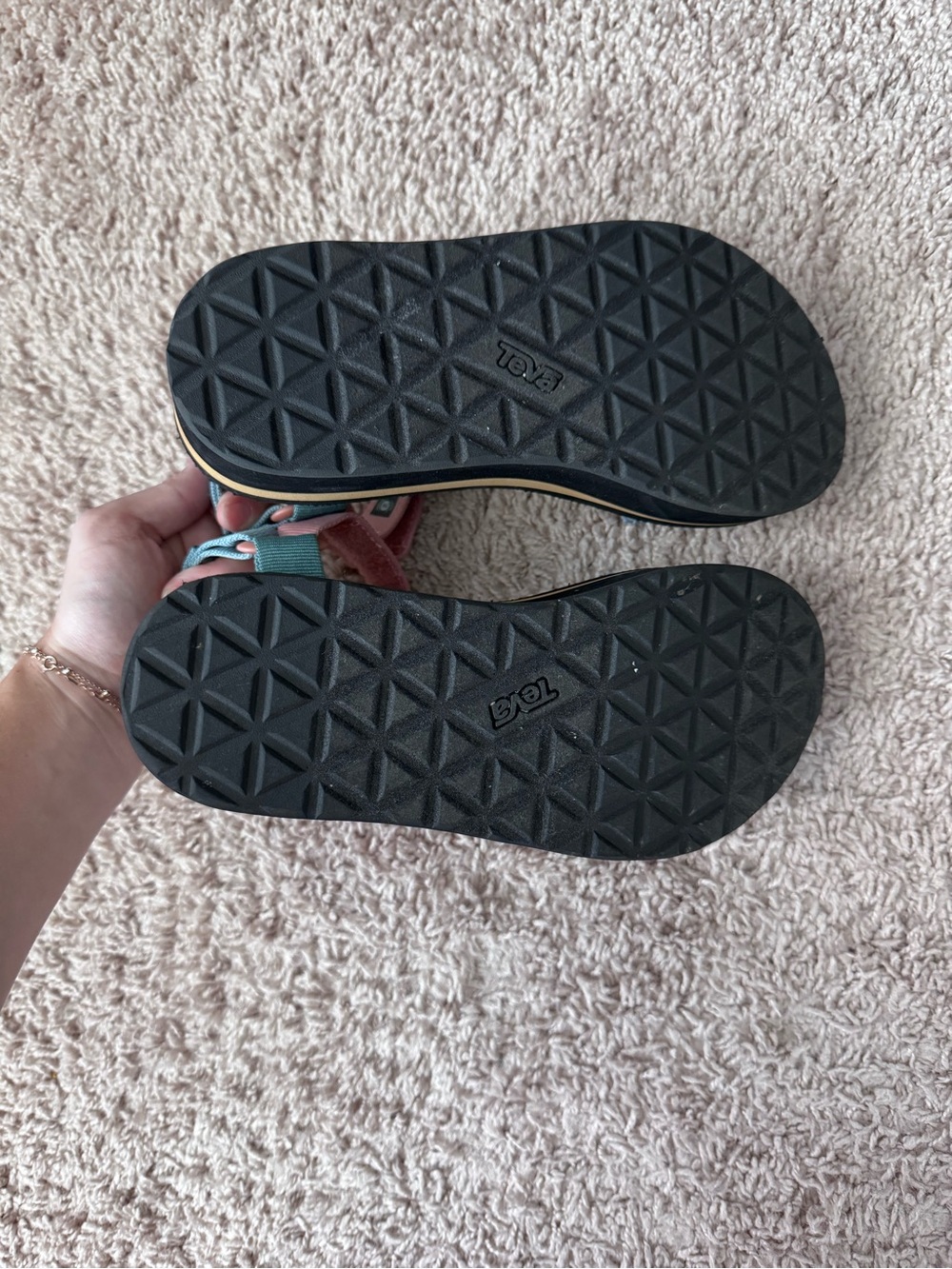Teva Multicolor Platform Sandals - Picture 4 of 5